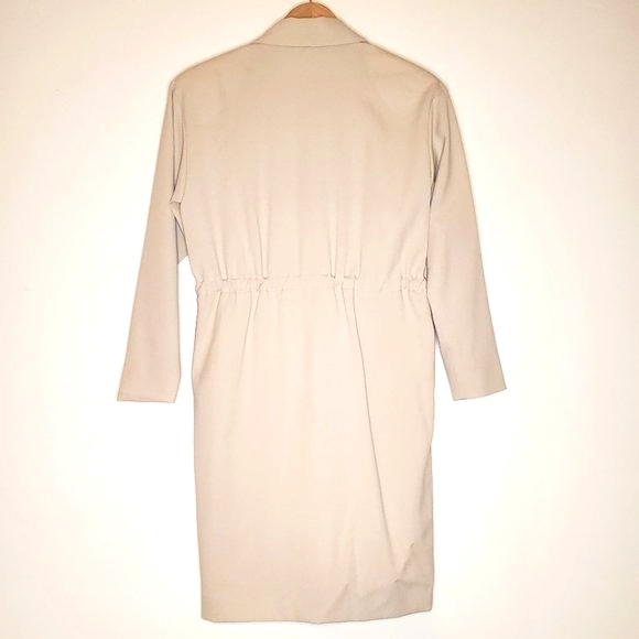 Jones New York Business Casual Cream Button Up Dress - Picture 4 of 8